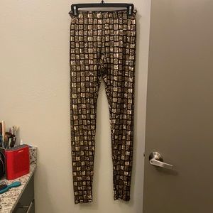 Two piece gold sequin set